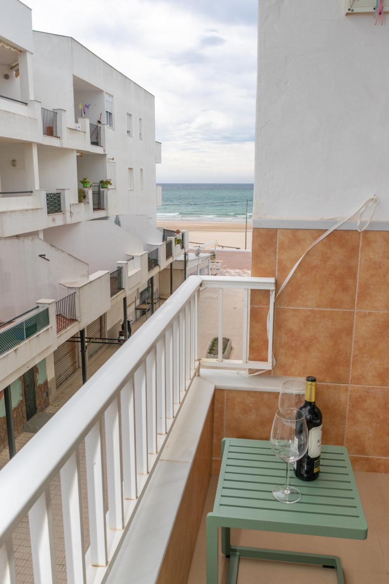 Casa Melva - Primera Linea Con Terraza, Moderno Barbate Zewnętrze zdjęcie