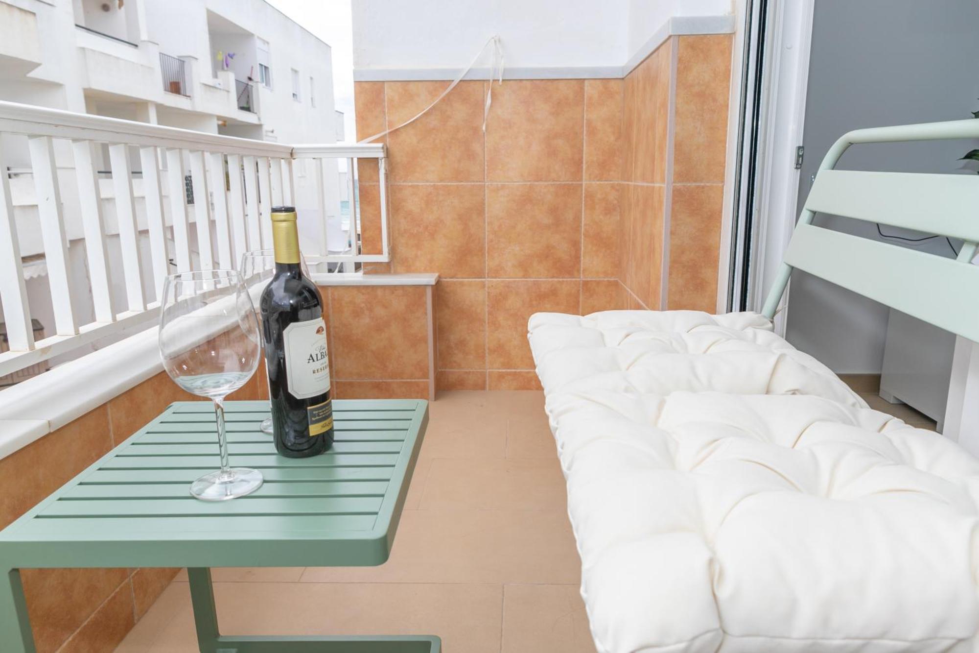 Casa Melva - Primera Linea Con Terraza, Moderno Barbate Zewnętrze zdjęcie