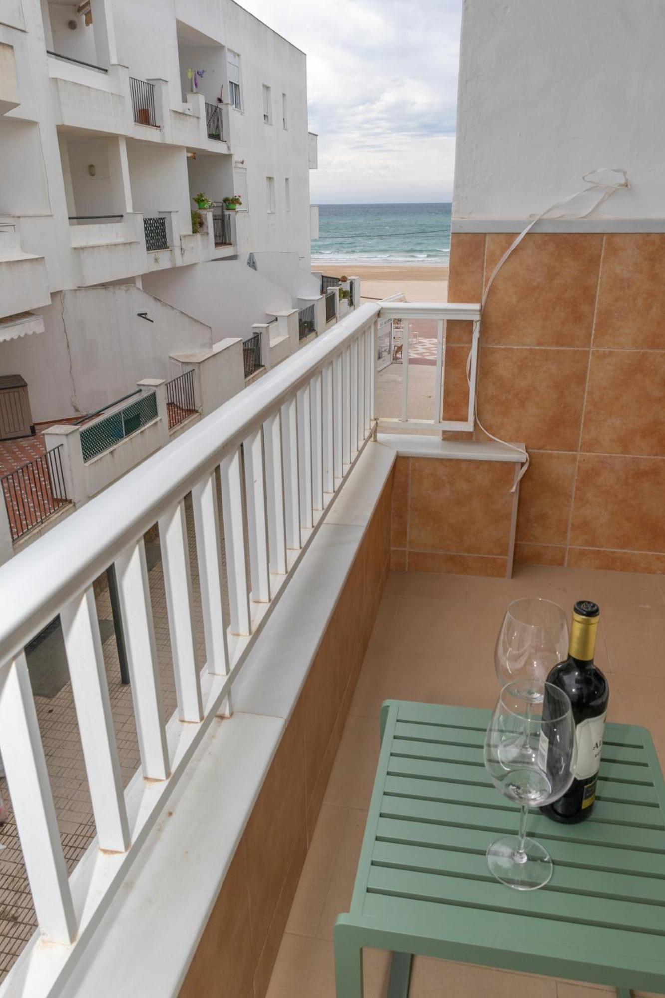 Casa Melva - Primera Linea Con Terraza, Moderno Barbate Zewnętrze zdjęcie